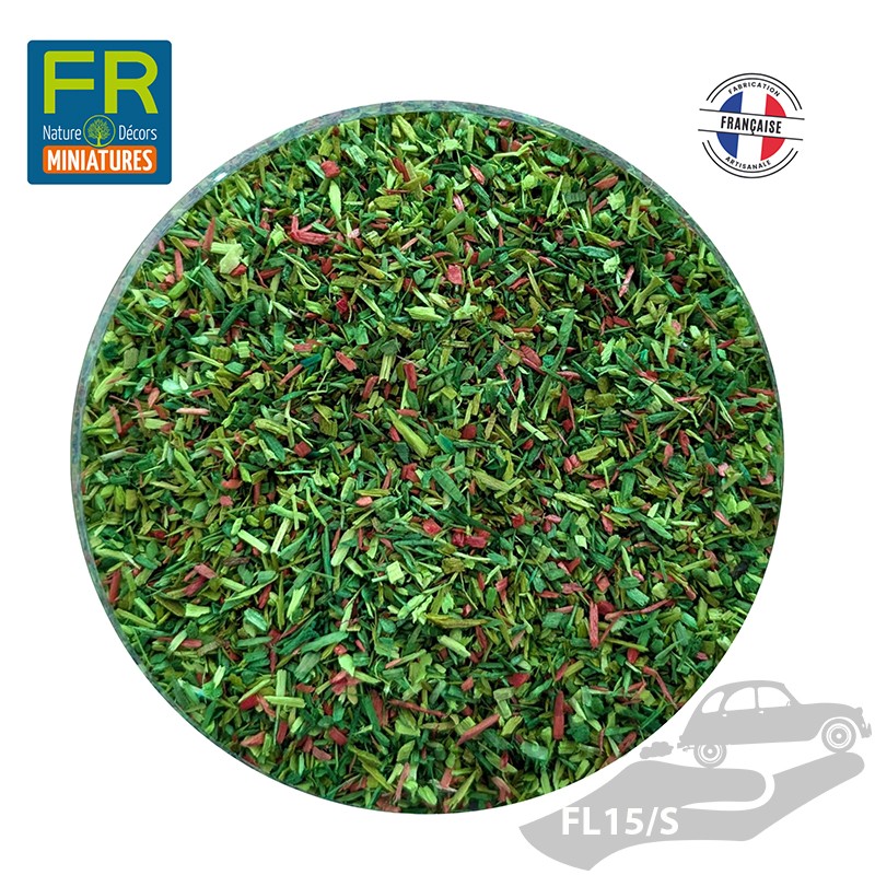 Flocage bois Prairie foncé FL15/S - 200cc - FR Nature Décors miniatures
