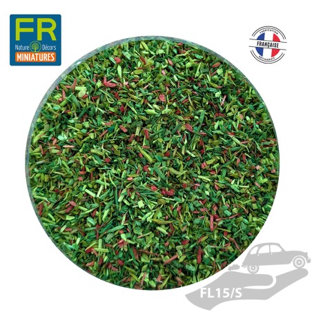 Flocage bois Prairie foncé FL15/S - 200cc - FR Nature Décors miniatures