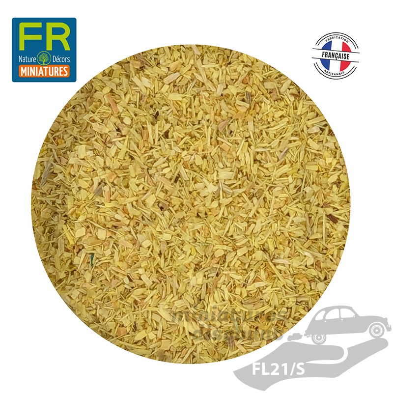 Flocage bois jaune paille FL21/S - 200cc - FR Nature Décors miniatures