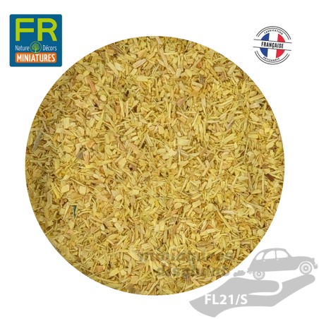 Flocage bois jaune paille FL21/S - 200cc - FR Nature Décors miniatures