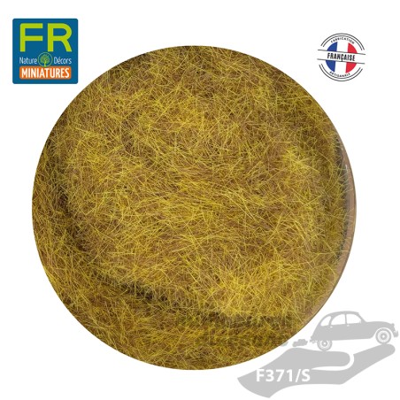 Flocage Herbe gazon HO jaune paille 6mm F371 200cc - FR Nature Décors miniatures