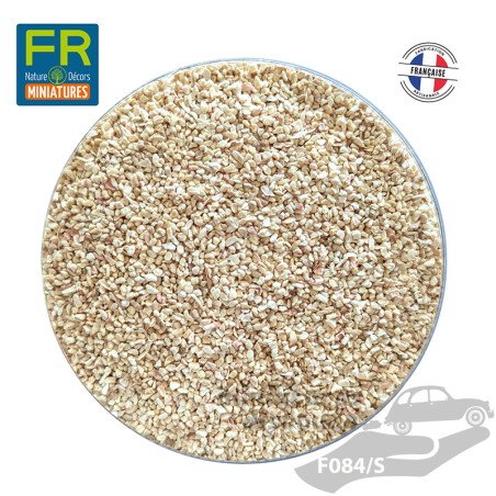 Flocage ballast gravier HO sable jaune F084 200cc - FR Nature Décors miniatures