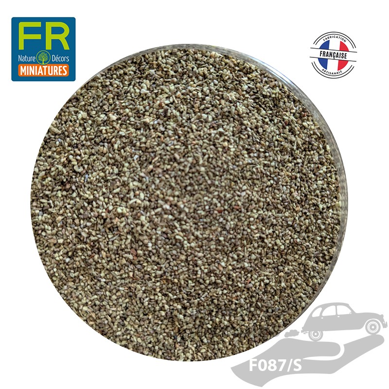 Flocage ballast gravier HO marron clair F087 200cc - FR Nature Décors miniatures