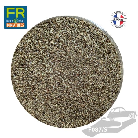 Flocage ballast gravier HO marron clair F087 200cc - FR Nature Décors miniatures