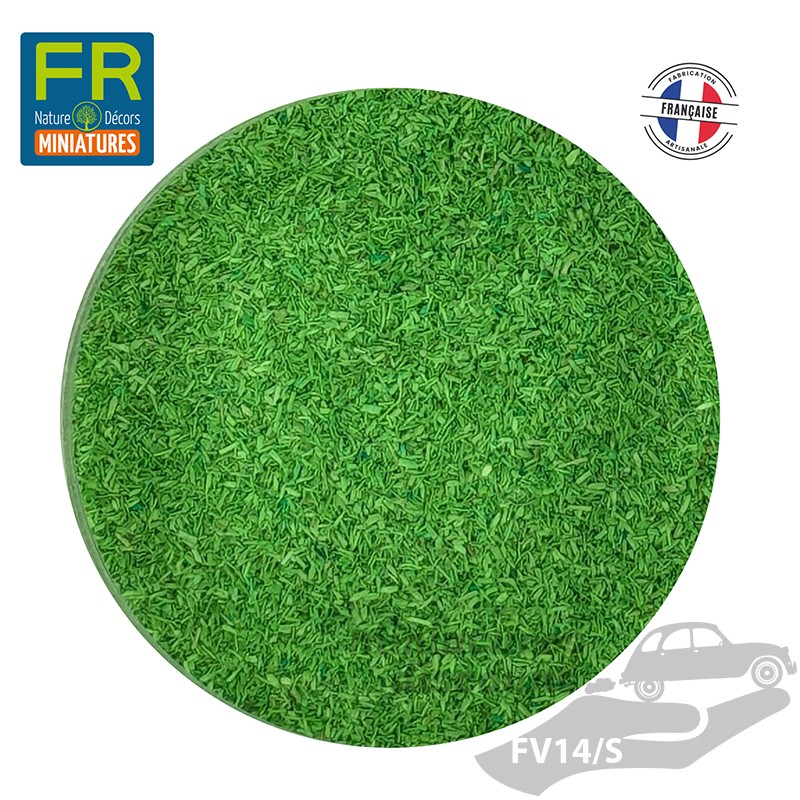 Flocage poudre bois fine vert moyen 200cc FV14/S - FR Nature Décors miniatures