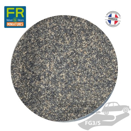 Flocage poudre de bois fine gris route chiné 200cc FG3/S - FR Nature Décors miniatures