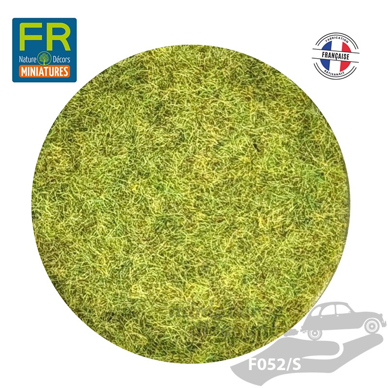 Flocage Herbe gazon HO chiné vert clair 3mm F052 200cc - FR Nature Décors miniatures