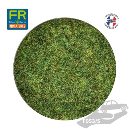 Flocage Herbe gazon HO chiné vert tradi 3mm F053 200cc - FR Nature Décors miniatures