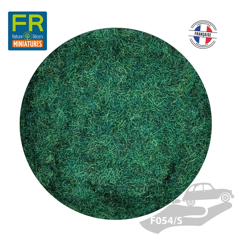 Flocage Herbe gazon HO chiné vert foncé 3mm F054 200cc - FR Nature Décors miniatures