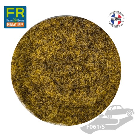 Flocage Herbe gazon HO chiné jaune moyen 3mm F061 200cc - FR Nature Décors miniatures