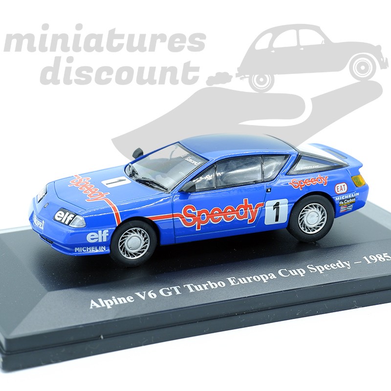 RENAULT ALPINE V6 GT TURBO EUROPA CUP SPEEDY (BLEU) - ELIGOR - 1/43ème sous blister