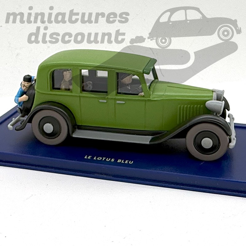 VOITURE MITSUHIRATO TINTIN (VERT) - 1/24ème en boite