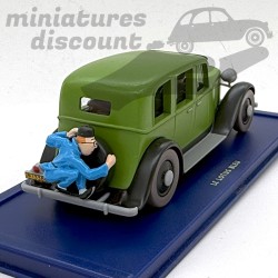 VOITURE MITSUHIRATO TINTIN (VERT) - 1/24ème en boite