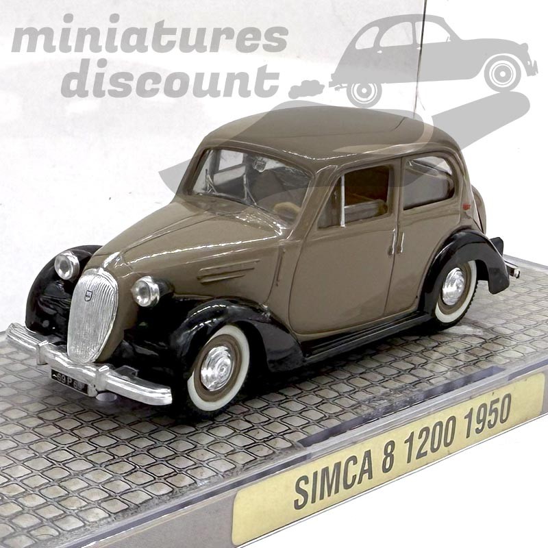 SIMCA 8 1200 (MARRON) - NOREV - 1/43ème en boite