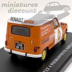 RENAULT 4 FOURGONNETTE SURÉLEVÉE 400KG (ORANGE) - 1/43ème sous blister