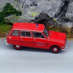Citroen Ami 6 Break "Pompier" - Universal Hobbies - 1/87ème en boite