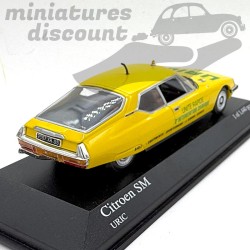 CITROËN SM URIC (JAUNE) - MINICHAMPS - 1/43ème en boite