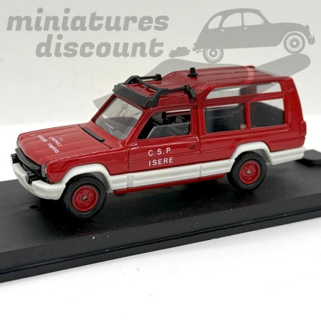 TALBOT MATRA RANCHO "VL CYNOPHILE" POMPIERS (ROUGE) - VEREM - 1/43ème en boite