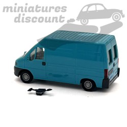 FIAT DUCATO BUSCH (BLEU) - BUSCH - 1/87ème en boite