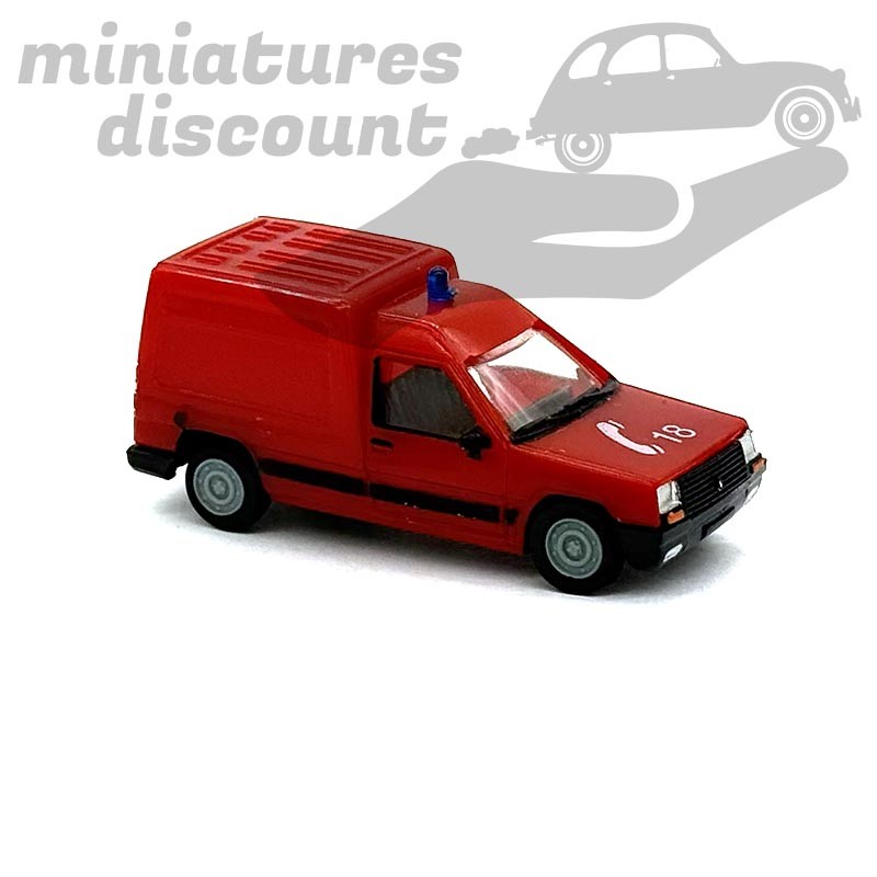 RENAULT EXPRESS LOGO 18- VL POMPIERS (ROUGE) - 1/87ème en boite