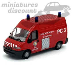 PEUGEOT BOXER (ROUGE) - BUSCH - 1/87ème en boite