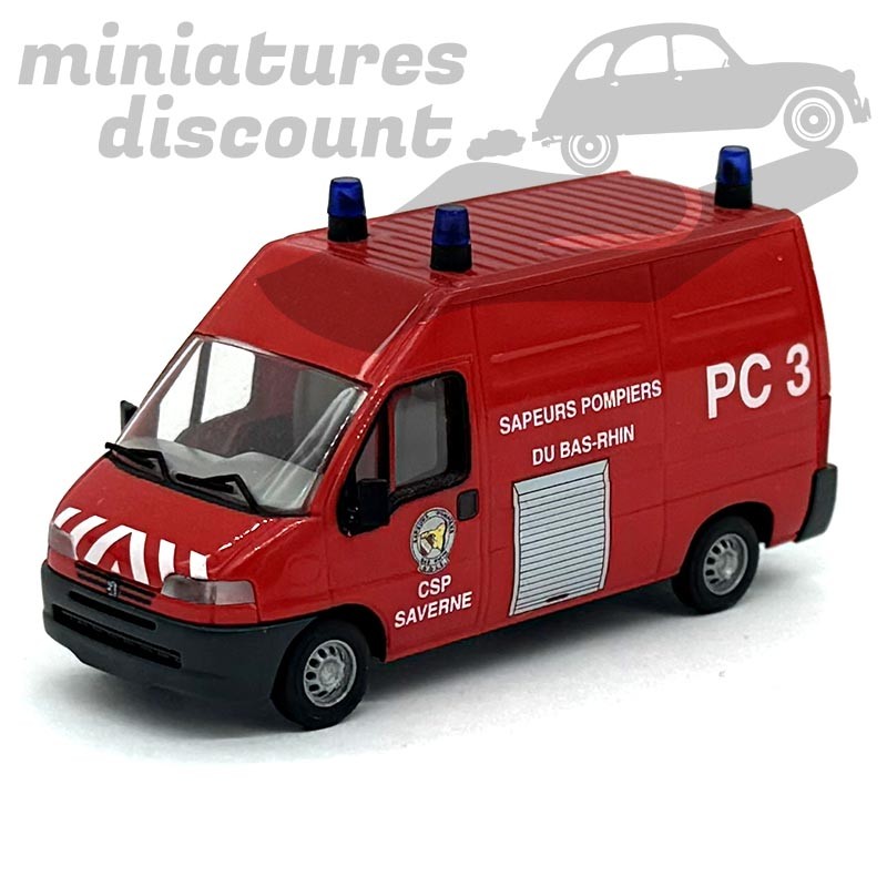 PEUGEOT BOXER (ROUGE) - BUSCH - 1/87ème en boite