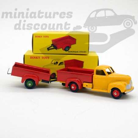 Studebaker Camionnette + Remorque 2 Roues  - Dinky Toys - 1/50ème en boite