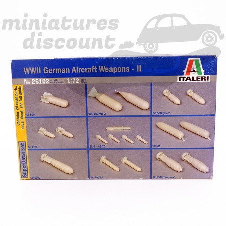 Italeri - German Aircraft Weapons II - Kit d'accessoirs - 1/72