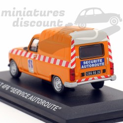 RENAULT 4F6 "SERVICE AUTOROUTE" (ORANGE) - 1/43ème en boite