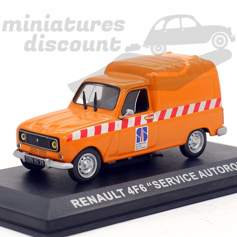 RENAULT 4F6 "SERVICE AUTOROUTE" (ORANGE) - 1/43ème en boite