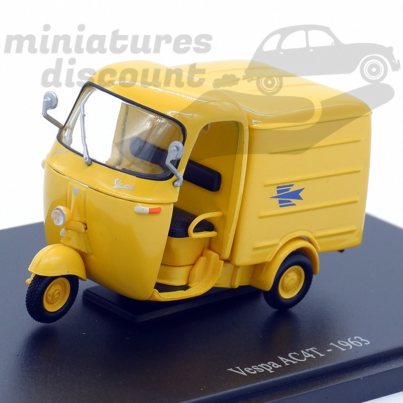 VESPA AC4T LA POSTE (JAUNE) - 1/43ème sous blister