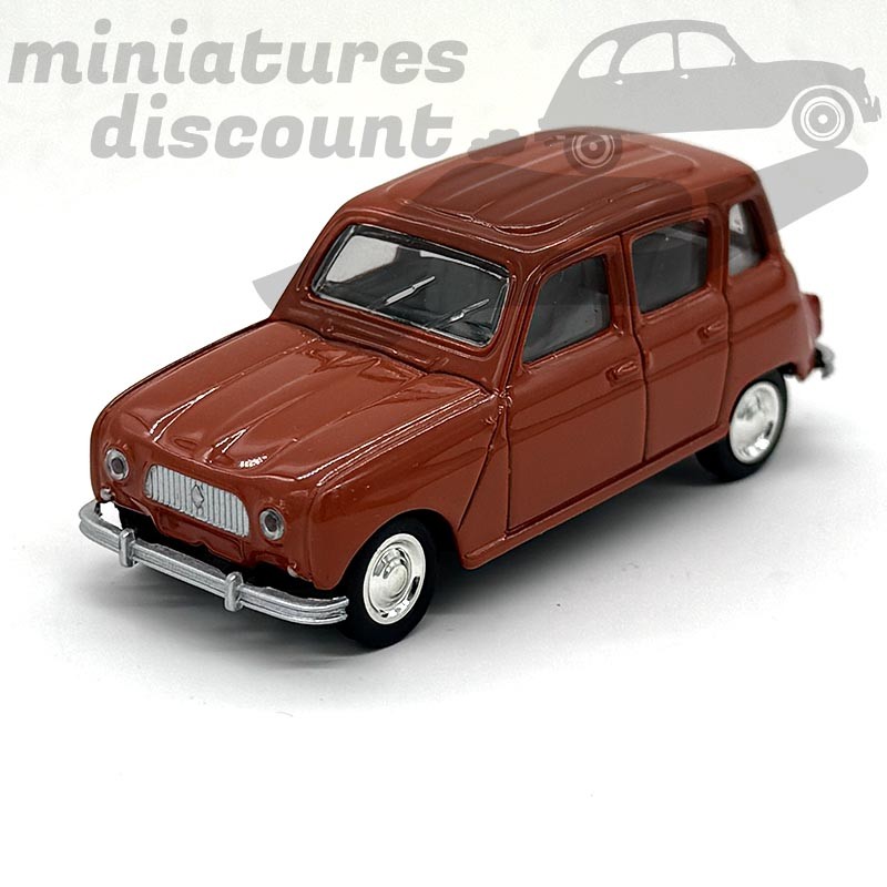 RENAULT 4L (ROUGE FONCÉ) - NOREV - 3 inches 1/64ème en boite
