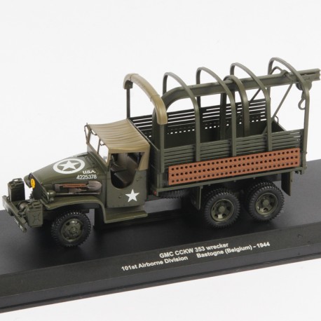 GMC CCKW 353 wrecker 101st Airborne Division Bastogne Belgique 1944 - 1/43eme GMC CCKW 353 wrecker 101st Airborne Division Bastogne Belgique 1944 - 1/43eme