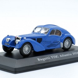 BUGATTI 57SC ATLANTIC 1938 (BLEU) - 1/43ème en boite