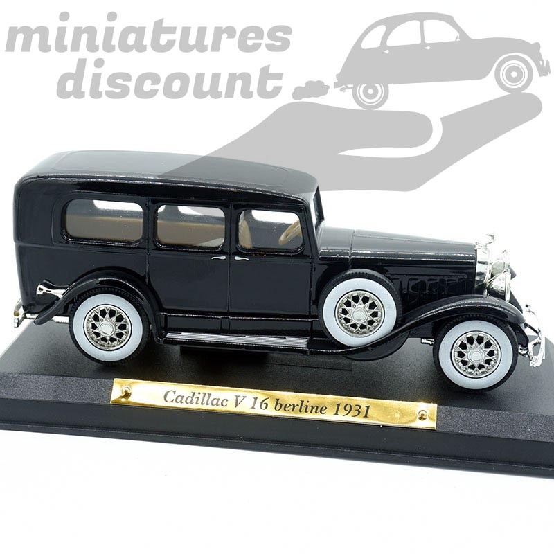 CADILLAC V 16 BERLINE 1931 (NOIR) - 1/43ème en boite