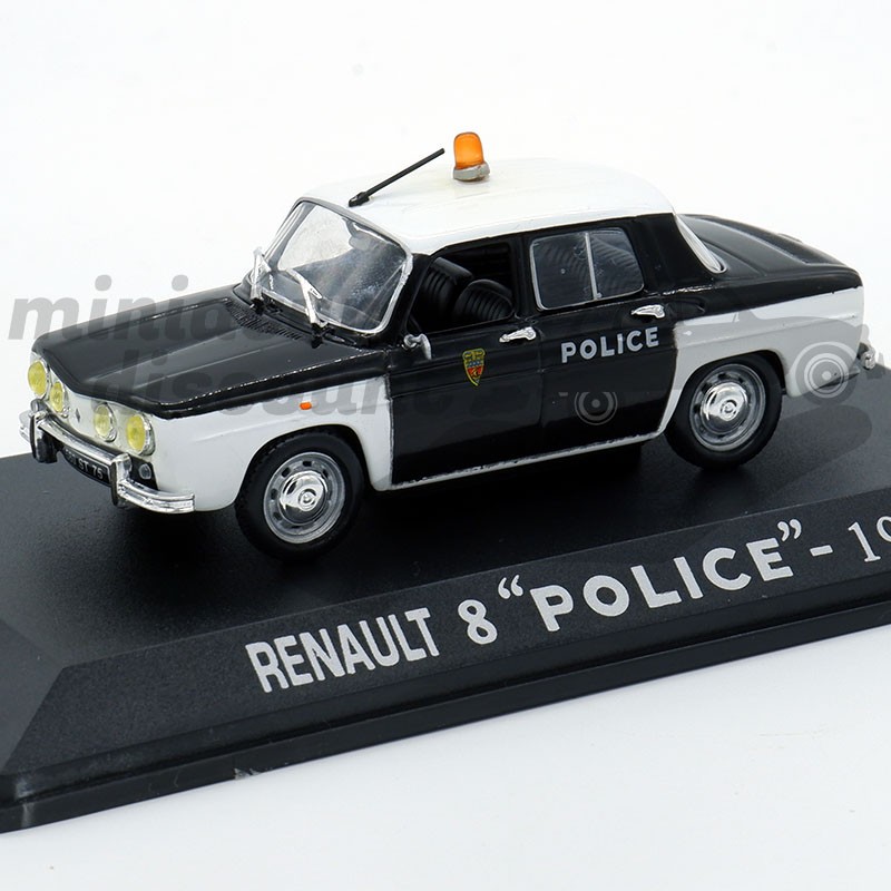 RENAULT 8 "POLICE" (MULTICOLORE) - 1/43ème en boite