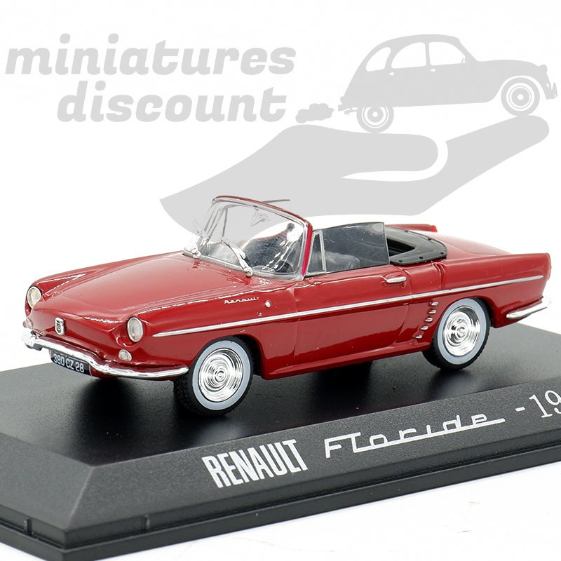 RENAULT FLORIDE 1958 CABRIOLET (BORDEAUX) - 1/43ème en boite