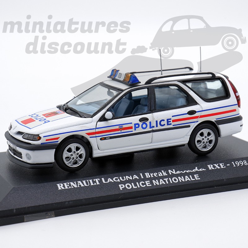 RENAULT LAGUNA I BREAK NEVADA 1998 (BLANC) - UNIVERSAL HOBBIES - 1/43ème en boite