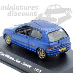 RENAULT CLIO WILLIAMS (BLEU) - 1/43ème en boite