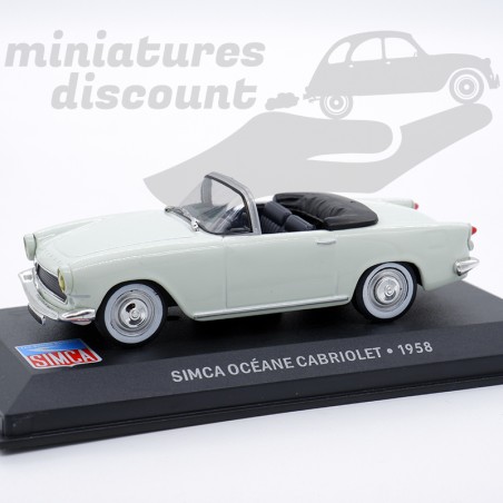 SIMCA OCÉANE CABRIOLET (BLANC) - 1/43ème en boite