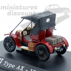 RENAULT TYPE AX (ROUGE FONCÉ) - NC - 1/43ème en boite