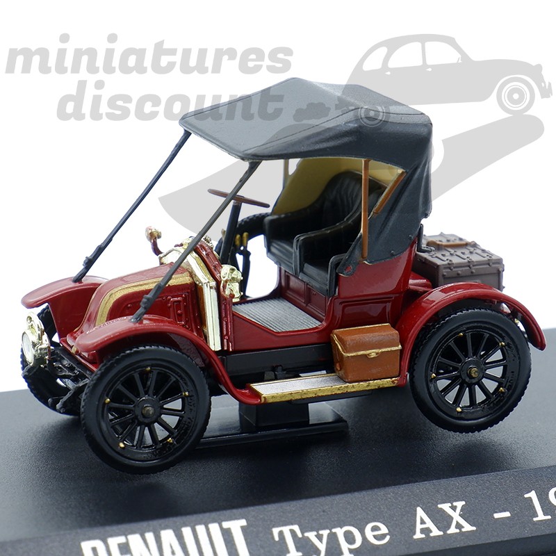 RENAULT TYPE AX (ROUGE FONCÉ) - NC - 1/43ème en boite